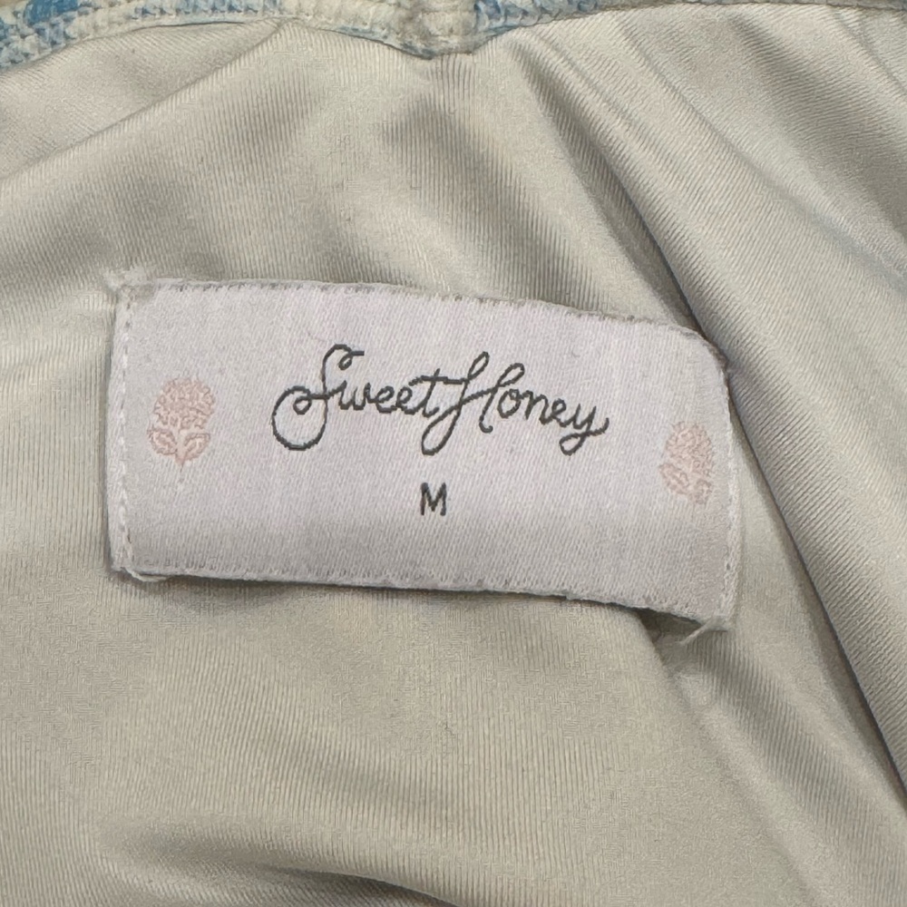 SweetHoney Floral One-Piece Swimsuit medium blue/cream - Picture 6 of 6